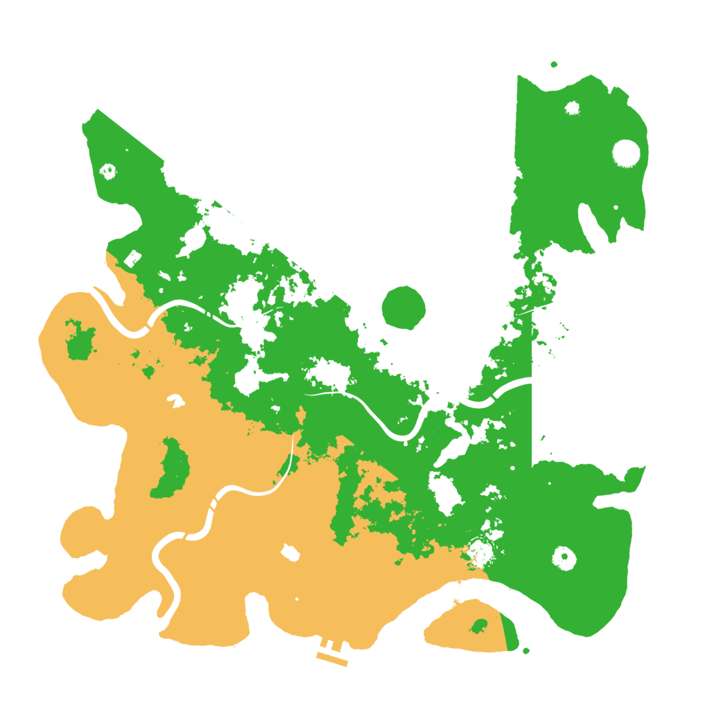 Biome Rust Map: Procedural Map, Size: 4500, Seed: 2078557769