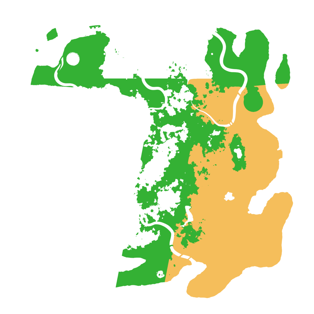 Biome Rust Map: Procedural Map, Size: 4300, Seed: 1187257446