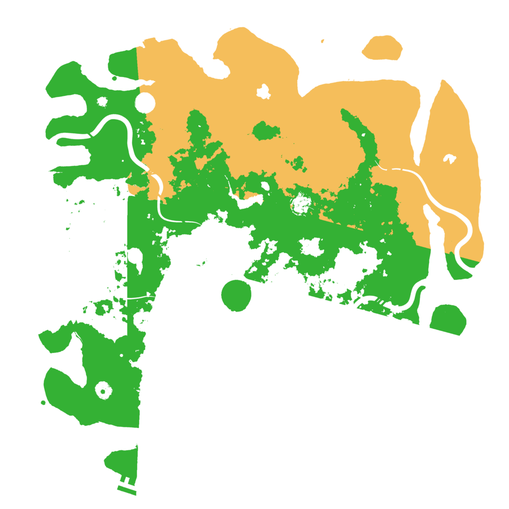 Biome Rust Map: Procedural Map, Size: 4500, Seed: 1690896758