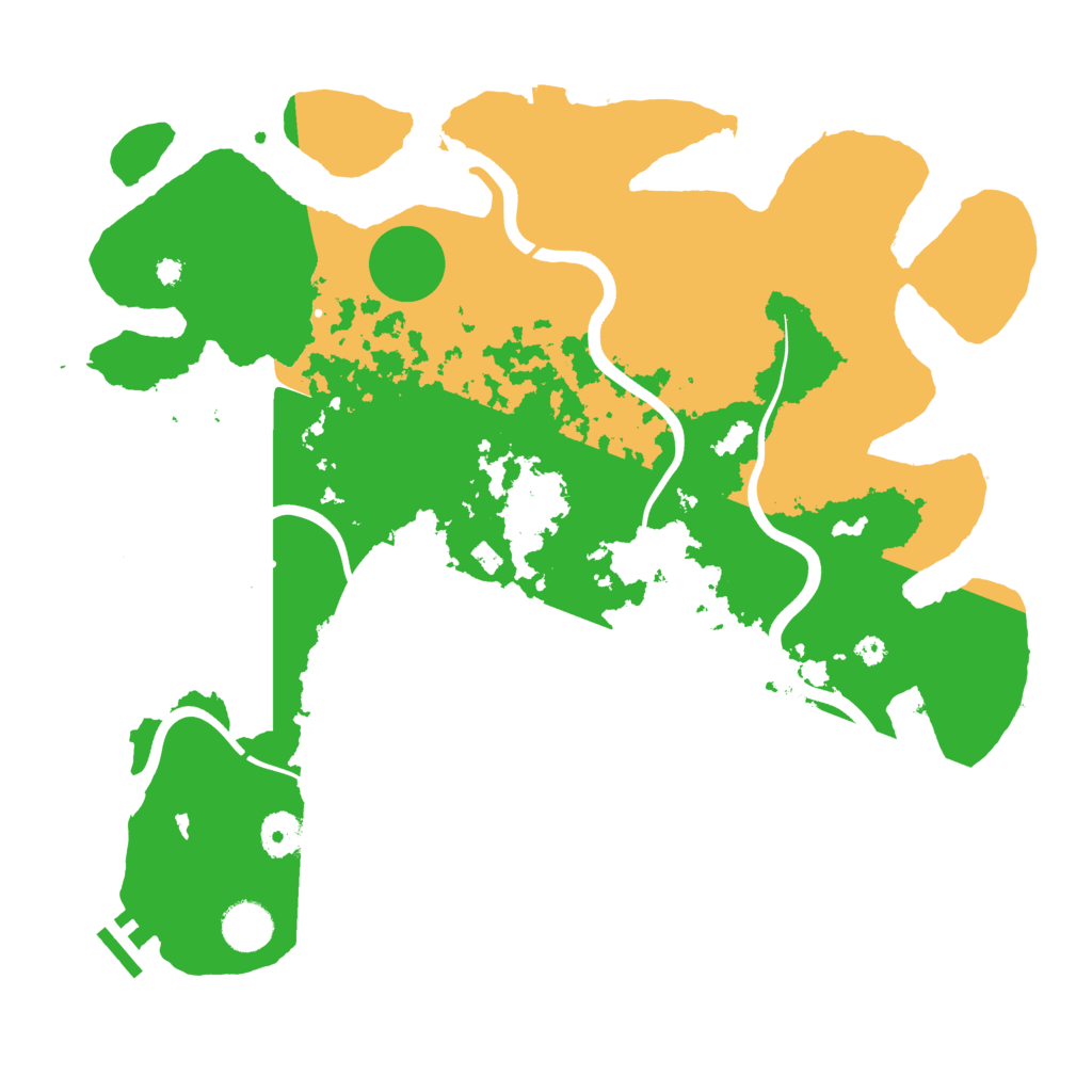 Biome Rust Map: Procedural Map, Size: 3800, Seed: 2531688
