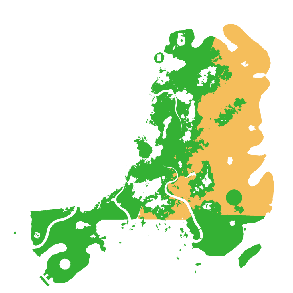 Biome Rust Map: Procedural Map, Size: 4800, Seed: 1844594162