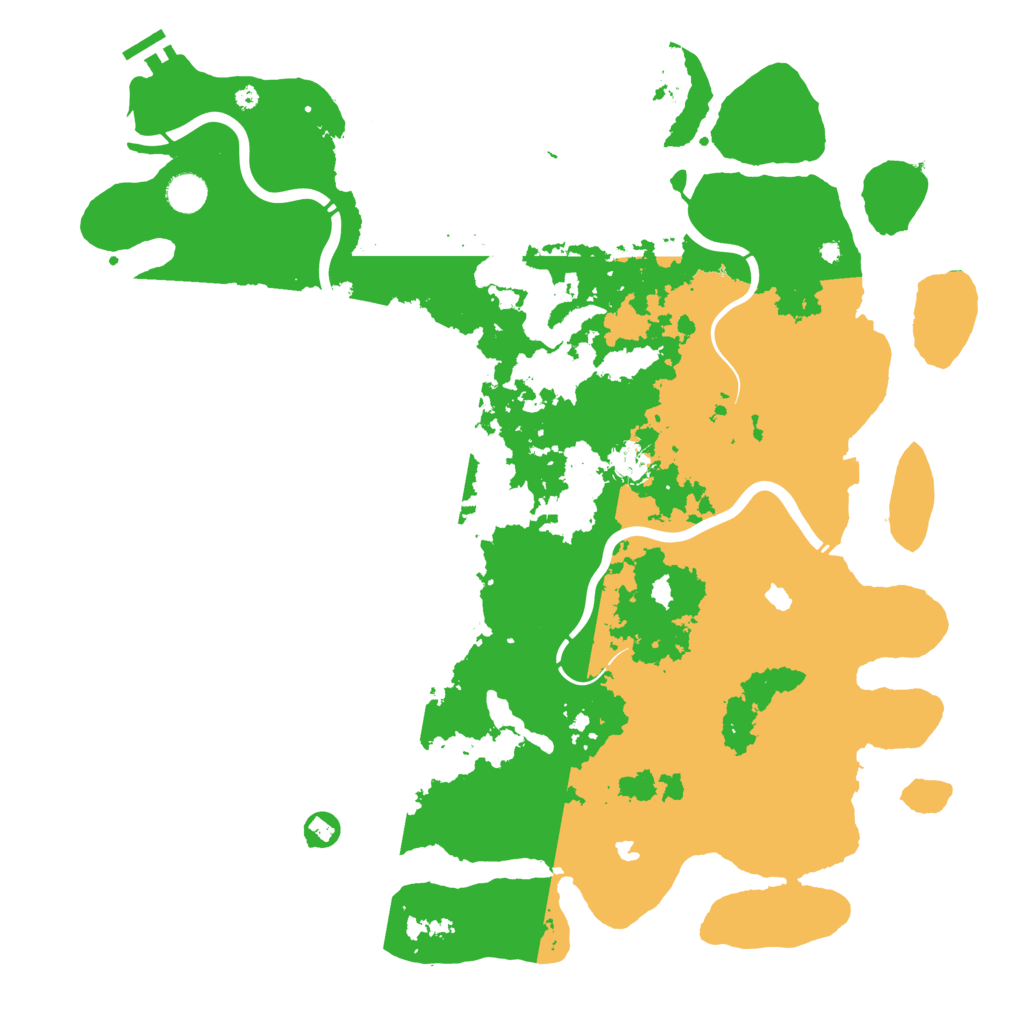 Biome Rust Map: Procedural Map, Size: 4500, Seed: 1628520663