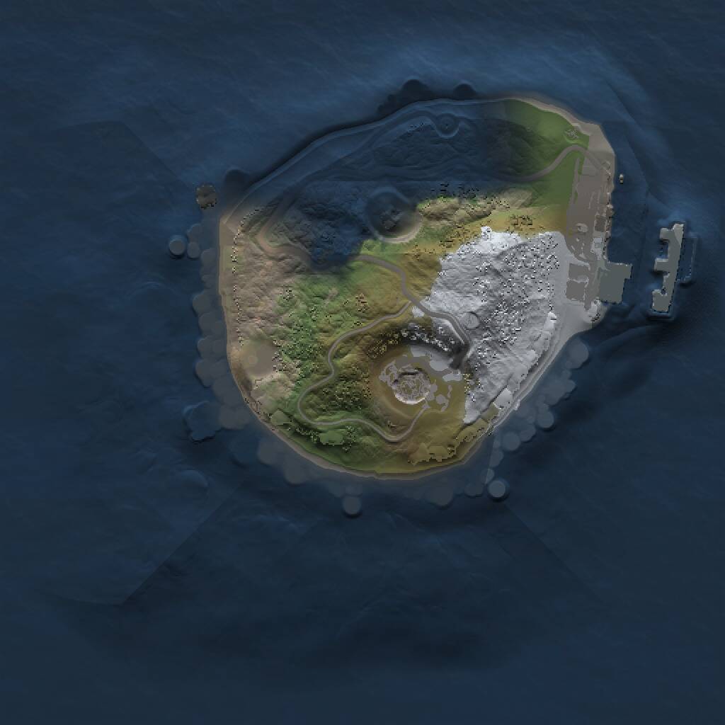 Rust Map: Procedural Map, Size: 1250, Seed: 148348, 3 Monuments