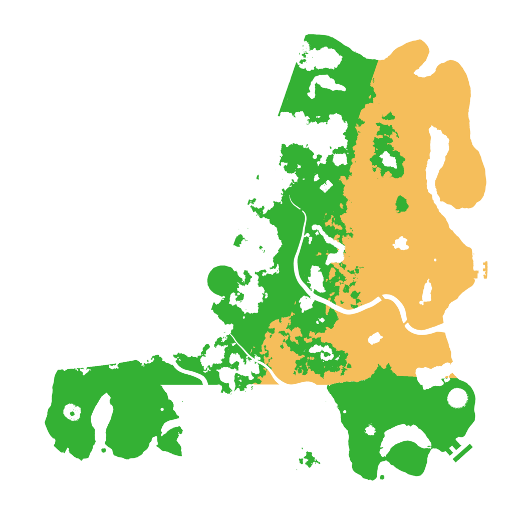 Biome Rust Map: Procedural Map, Size: 4500, Seed: 156861376