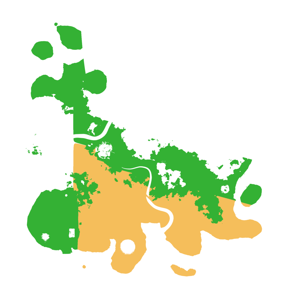 Biome Rust Map: Procedural Map, Size: 3500, Seed: 236966056