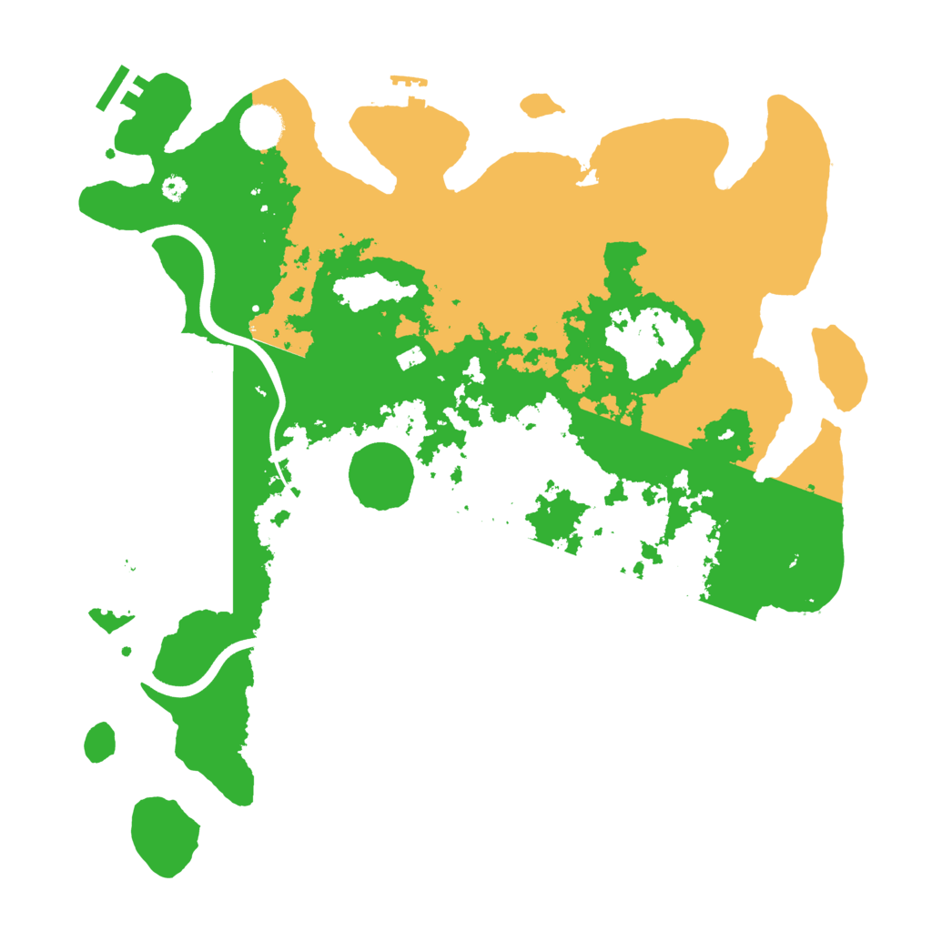 Biome Rust Map: Procedural Map, Size: 3800, Seed: 34703373