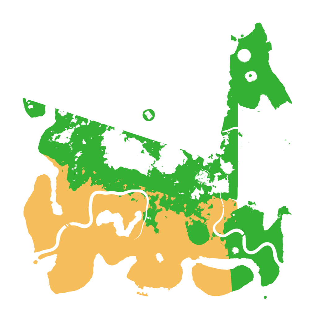 Biome Rust Map: Procedural Map, Size: 4250, Seed: 1758734616