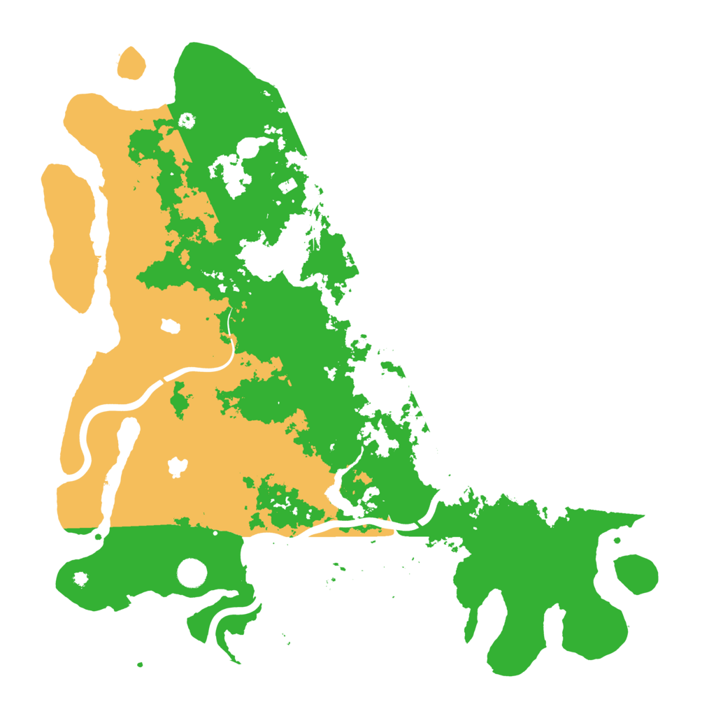 Biome Rust Map: Procedural Map, Size: 4500, Seed: 874581811