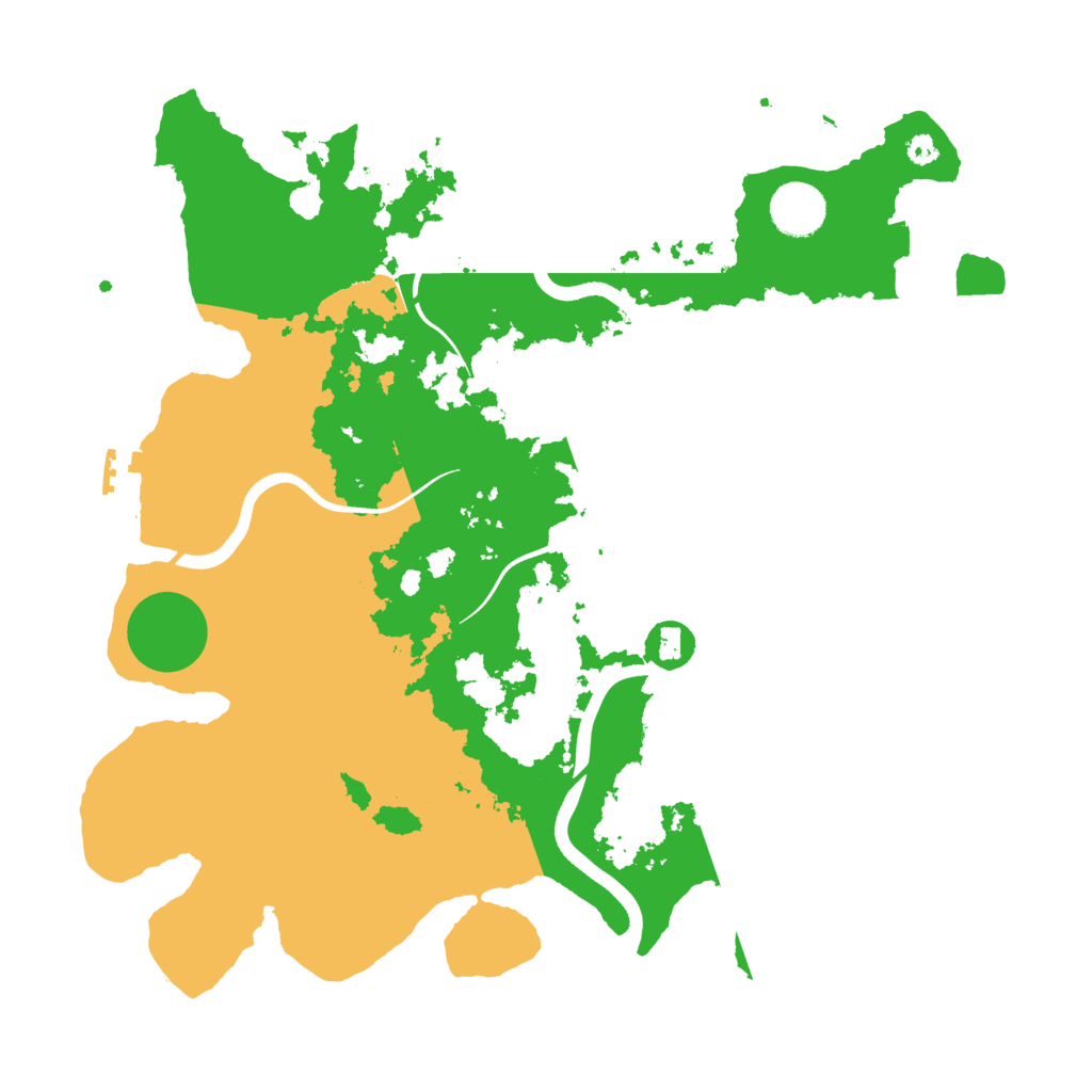 Biome Rust Map: Procedural Map, Size: 3600, Seed: 179868490
