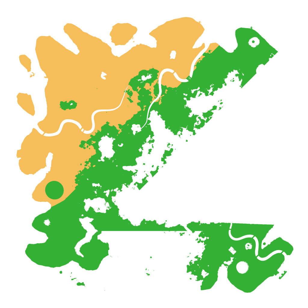 Biome Rust Map: Procedural Map, Size: 4500, Seed: 882104954