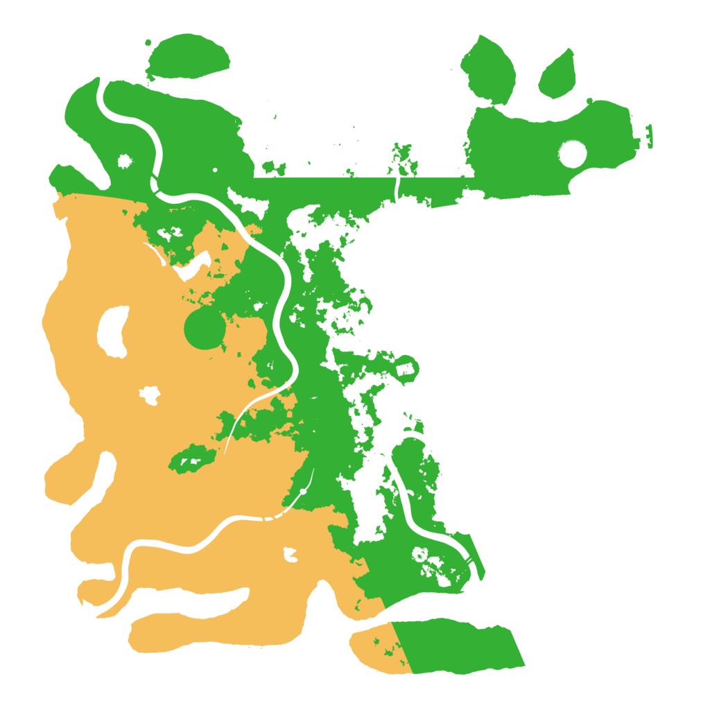 Biome Rust Map: Procedural Map, Size: 4500, Seed: 177120464