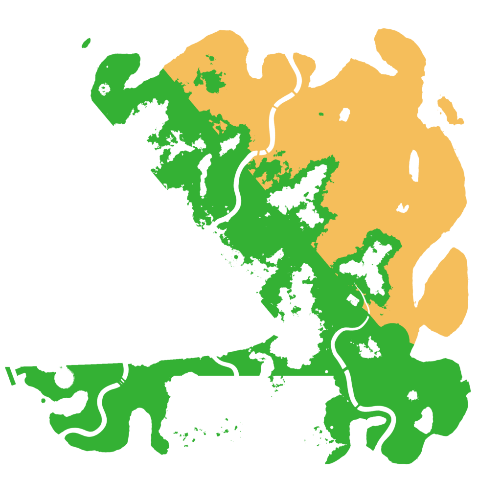 Biome Rust Map: Procedural Map, Size: 4500, Seed: 891418495