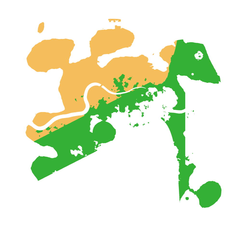 Biome Rust Map: Procedural Map, Size: 3000, Seed: 50946736