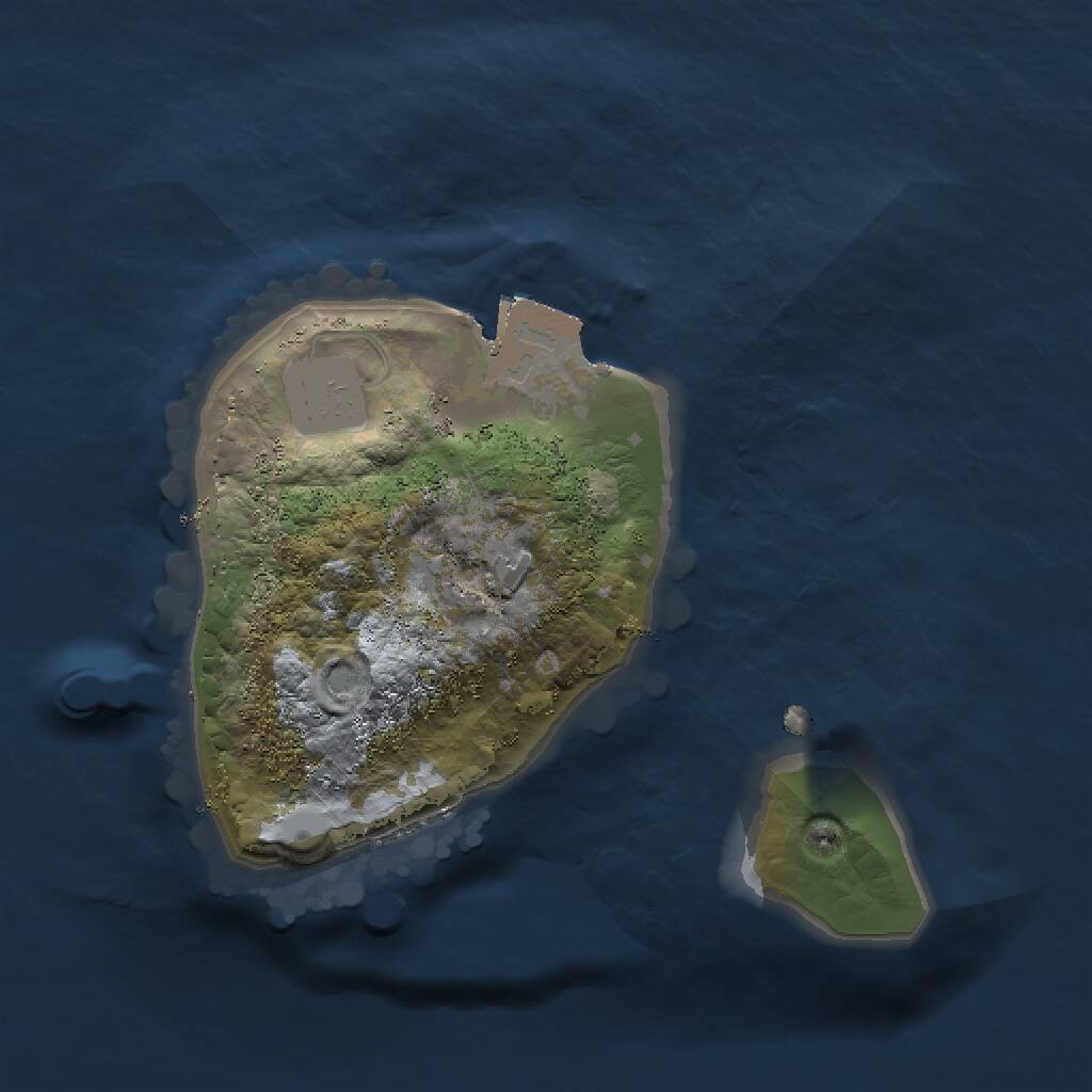 Rust Map: Procedural Map, Size: 1500, Seed: 1552434861, 1 Monuments