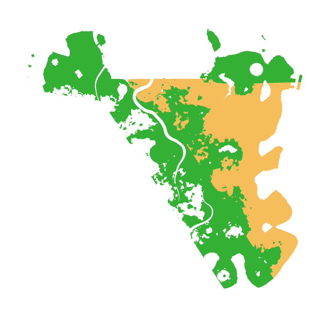 Biome Rust Map: Procedural Map, Size: 4250, Seed: 848009554