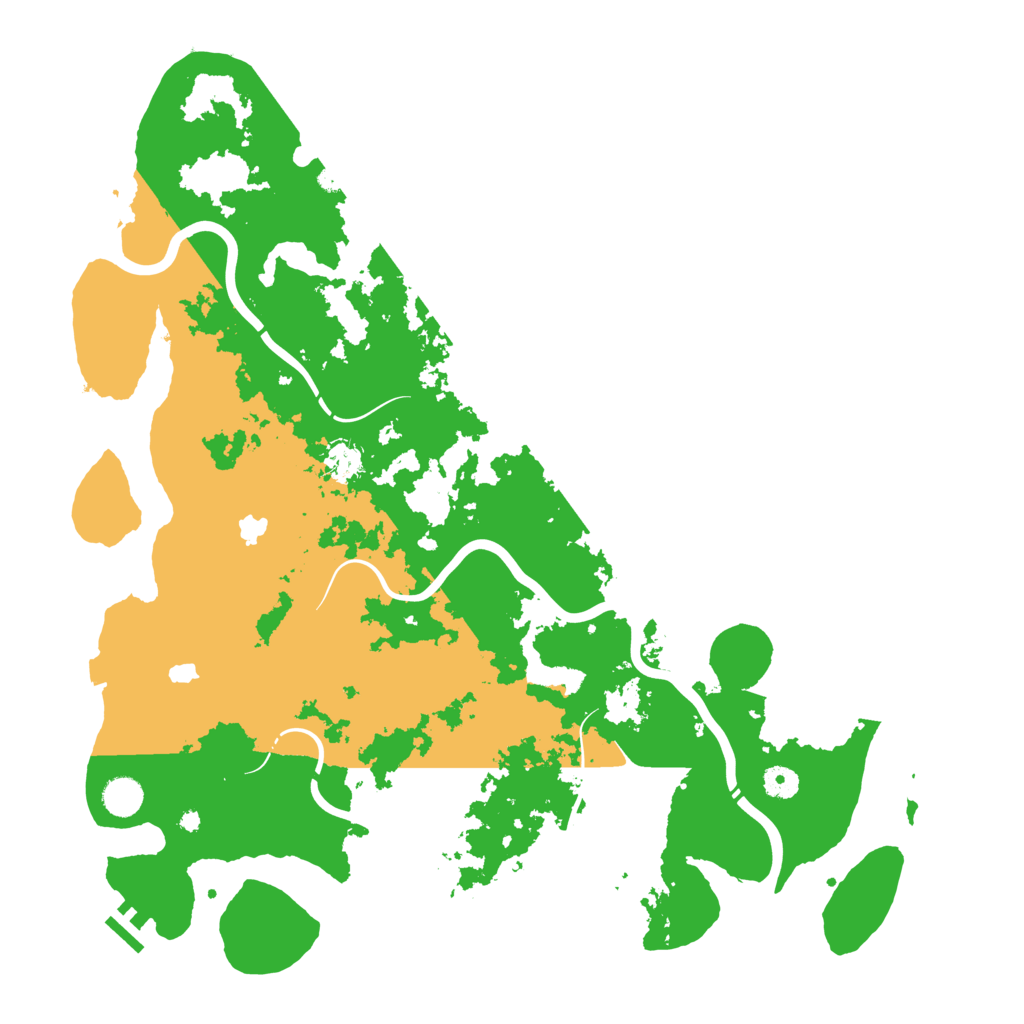 Biome Rust Map: Procedural Map, Size: 4500, Seed: 5122025