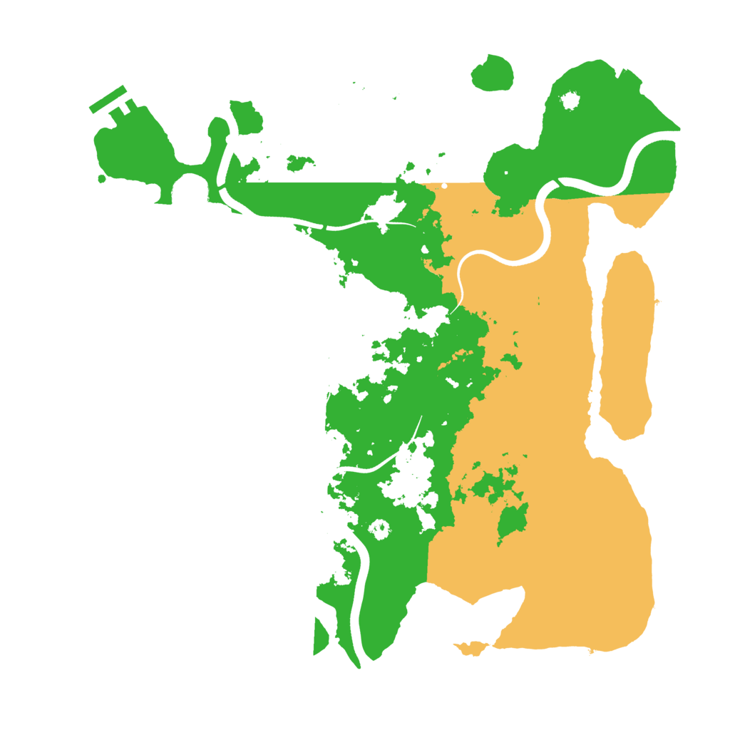 Biome Rust Map: Procedural Map, Size: 3600, Seed: 45099022