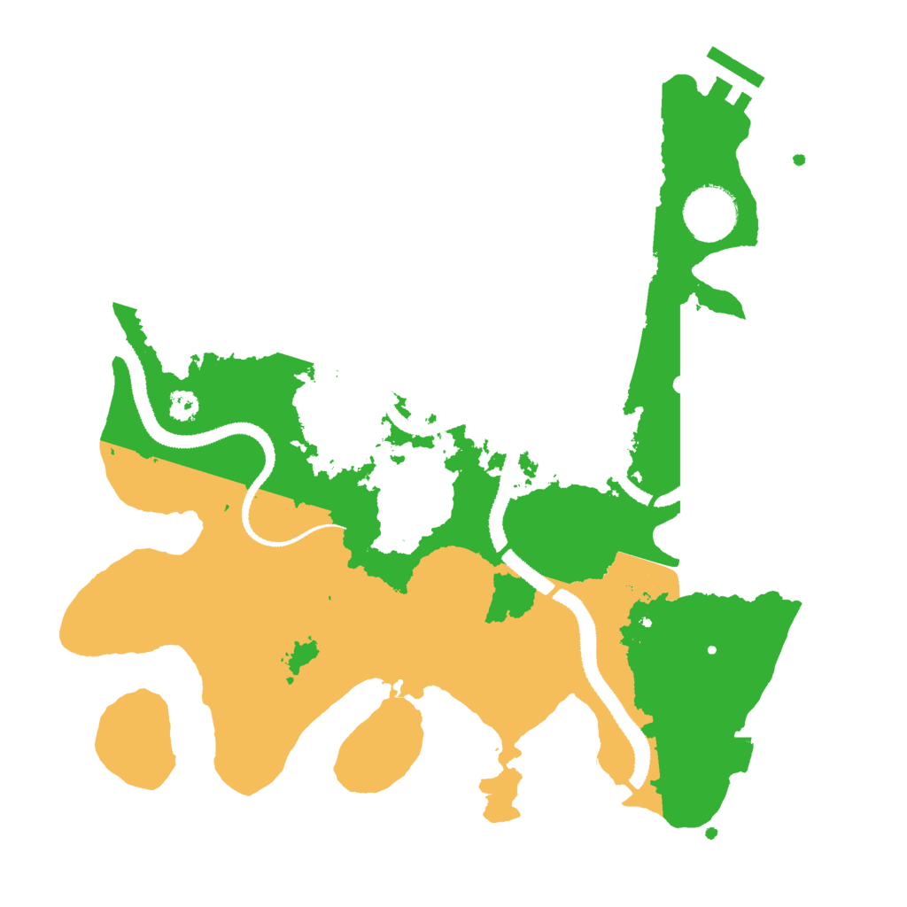 Biome Rust Map: Procedural Map, Size: 3000, Seed: 1598763291