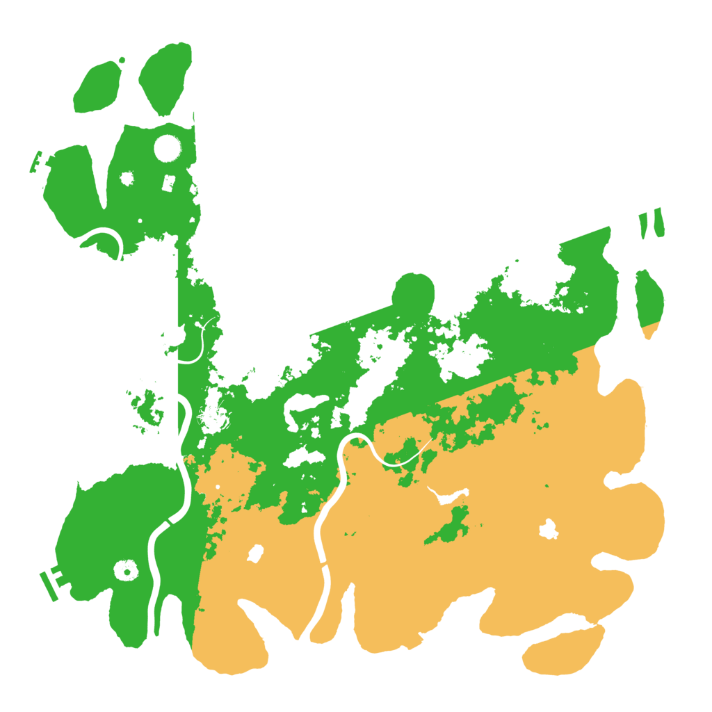 Biome Rust Map: Procedural Map, Size: 4600, Seed: 438352363