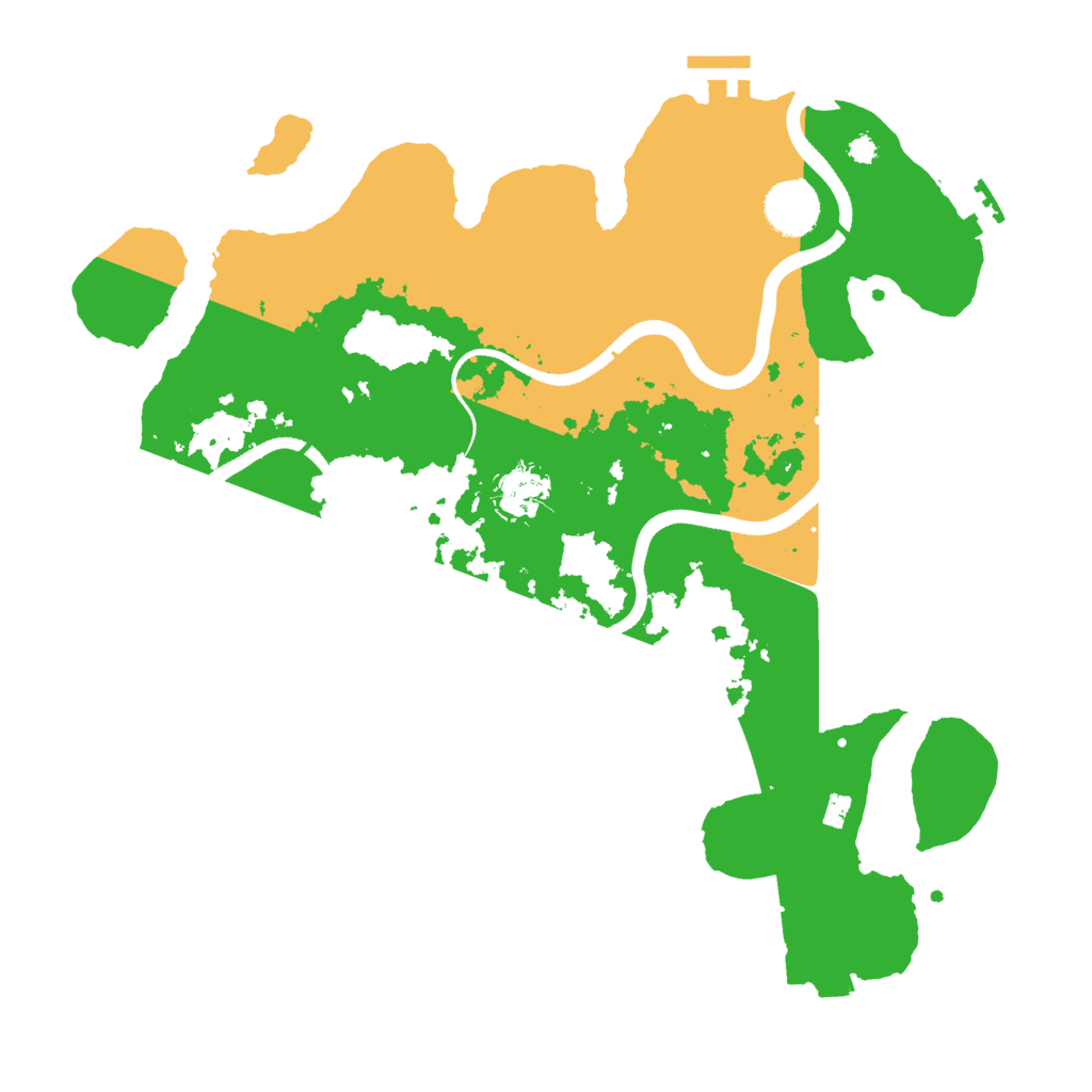 Biome Rust Map: Procedural Map, Size: 3500, Seed: 1641843216