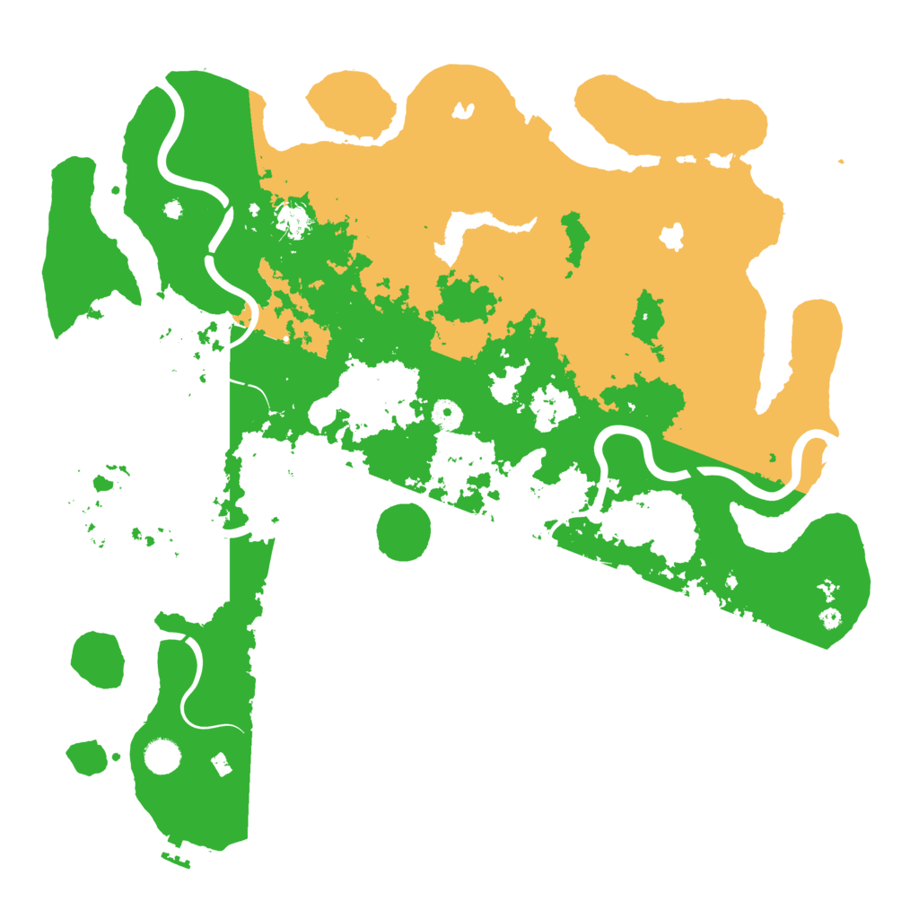 Biome Rust Map: Procedural Map, Size: 4500, Seed: 114976469
