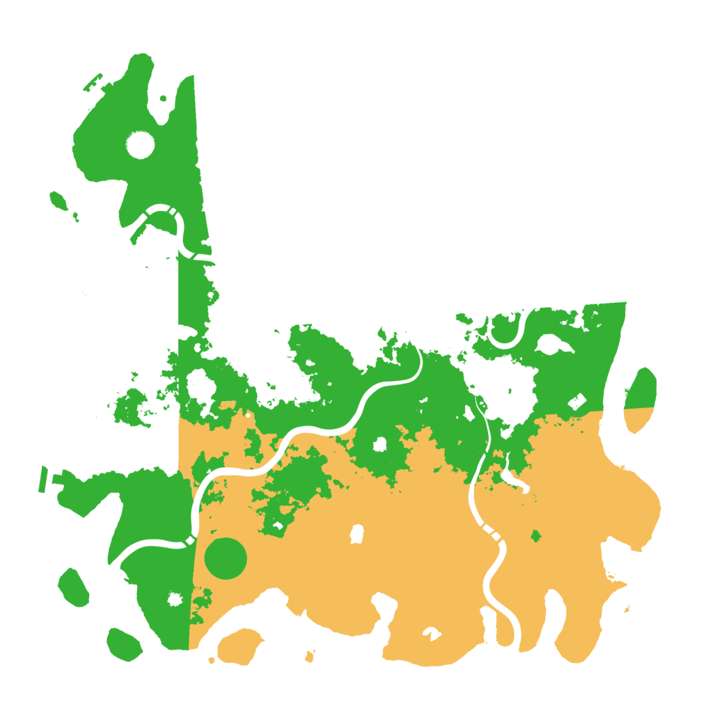 Biome Rust Map: Procedural Map, Size: 4500, Seed: 234381995