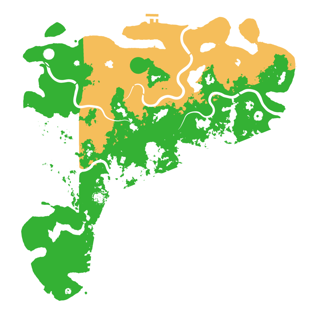 Biome Rust Map: Procedural Map, Size: 5000, Seed: 680532282