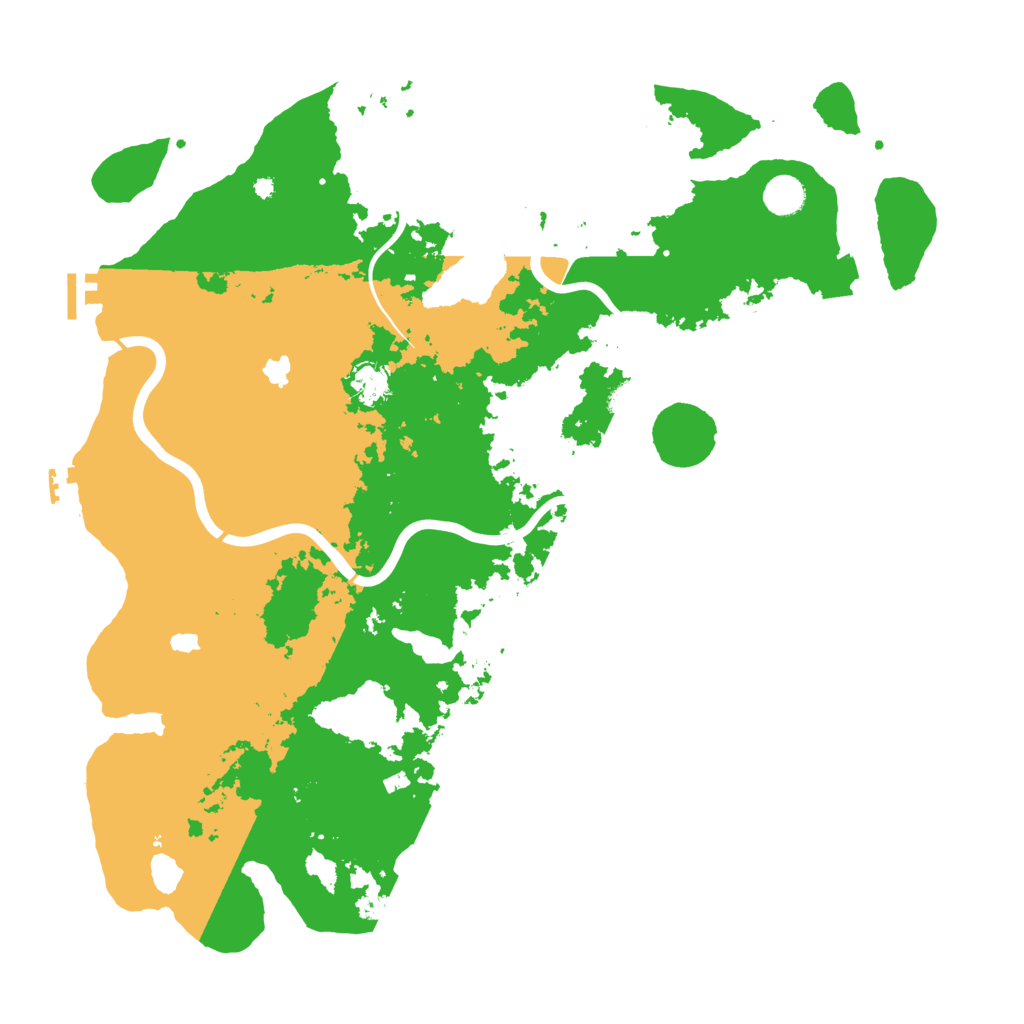 Biome Rust Map: Procedural Map, Size: 4500, Seed: 940824399