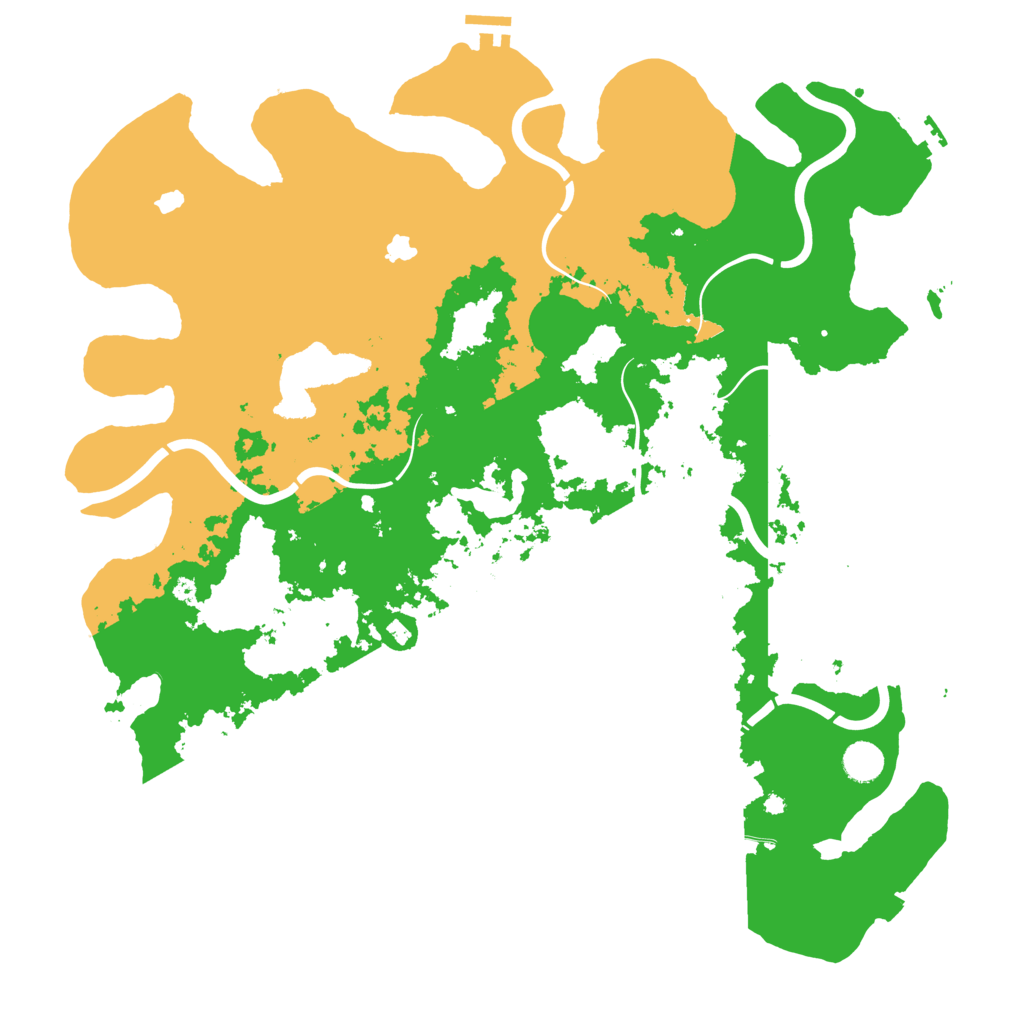 Biome Rust Map: Procedural Map, Size: 4500, Seed: 315781