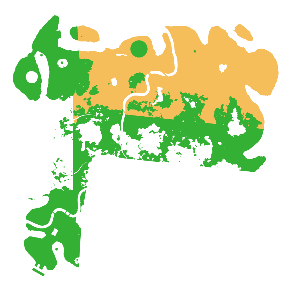 Biome Rust Map: Procedural Map, Size: 4500, Seed: 375924244