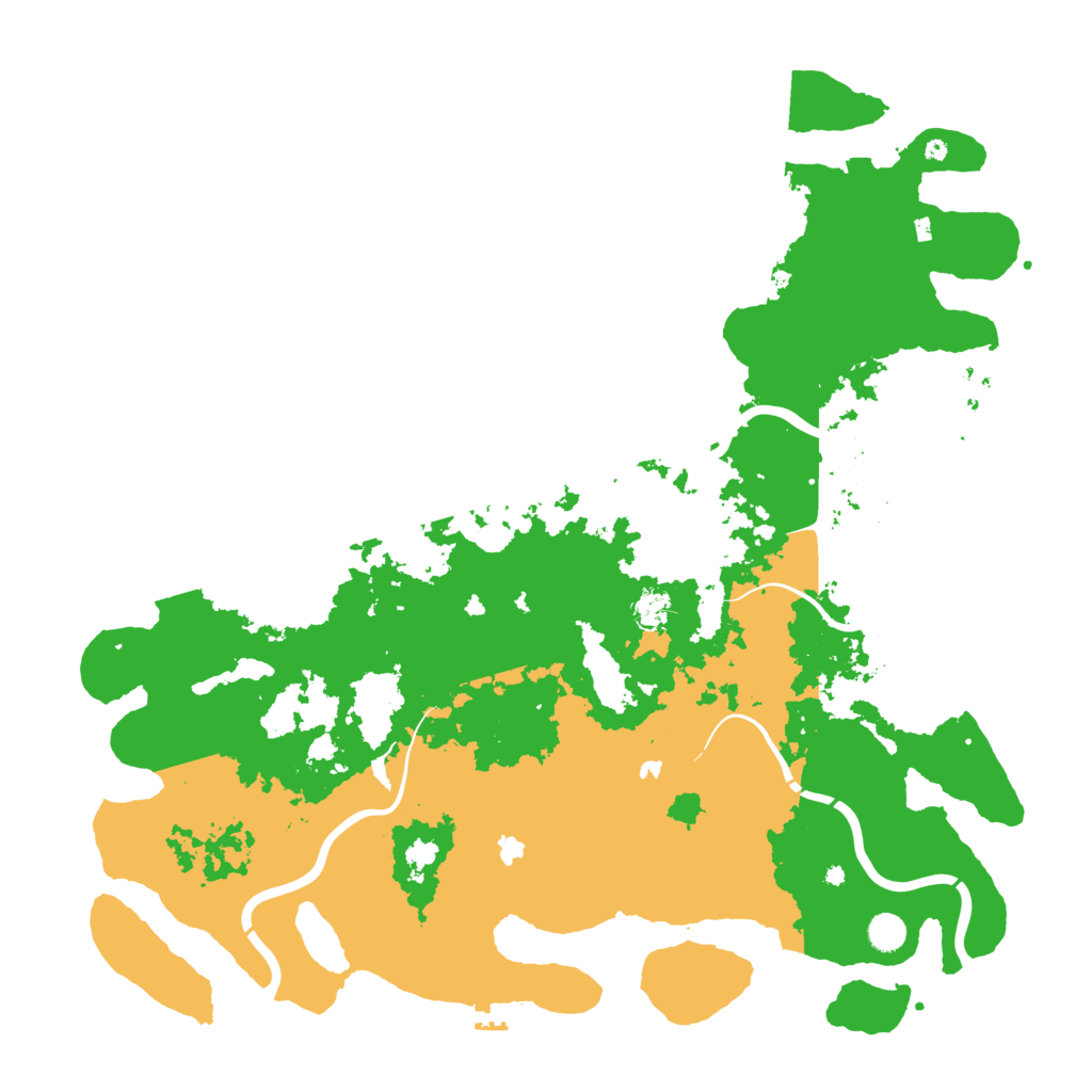 Biome Rust Map: Procedural Map, Size: 4999, Seed: 872585614