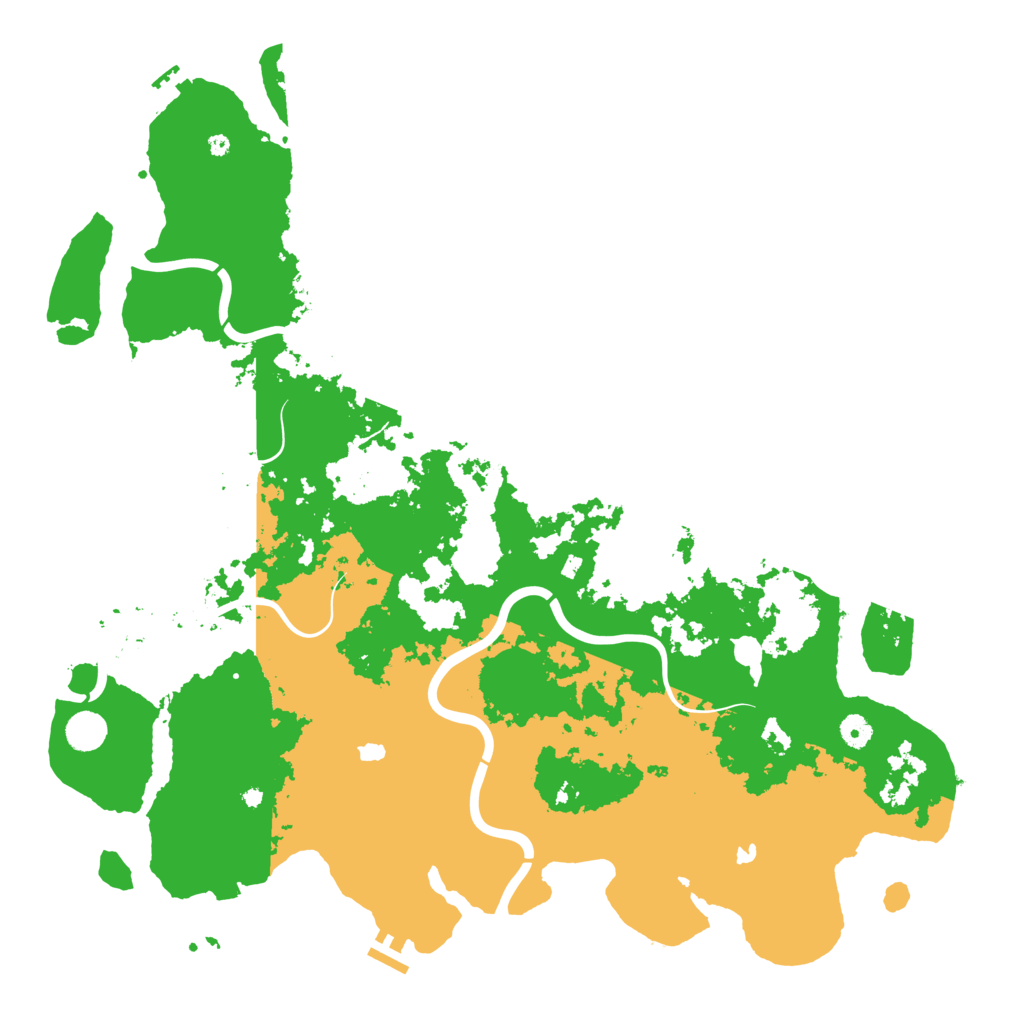 Biome Rust Map: Procedural Map, Size: 4800, Seed: 94424