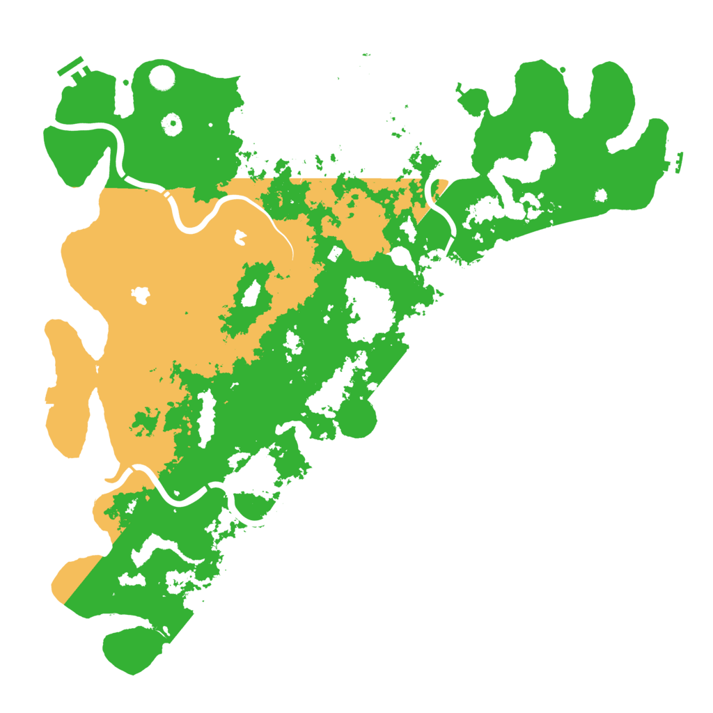 Biome Rust Map: Procedural Map, Size: 5000, Seed: 25263383