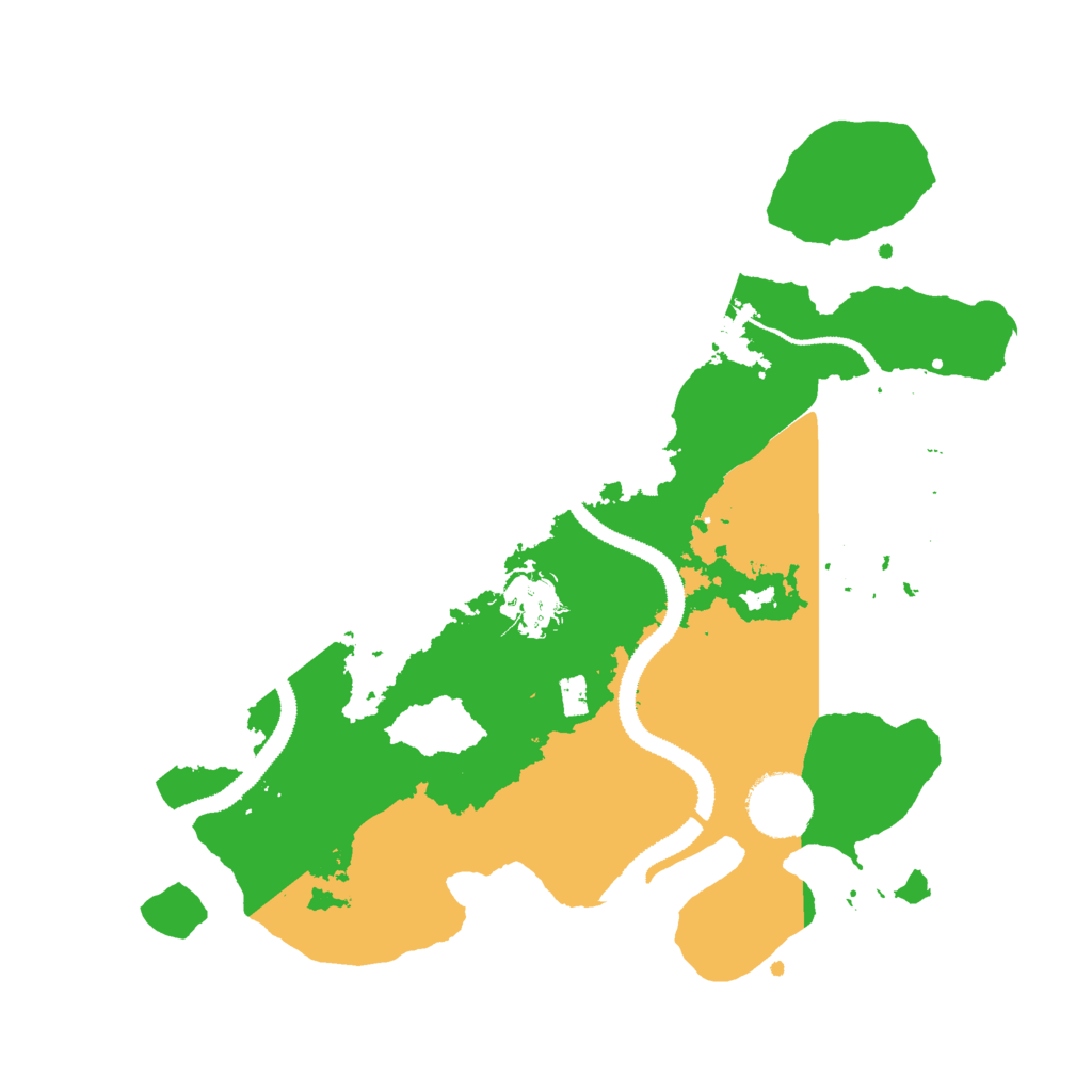 Biome Rust Map: Procedural Map, Size: 3000, Seed: 674374