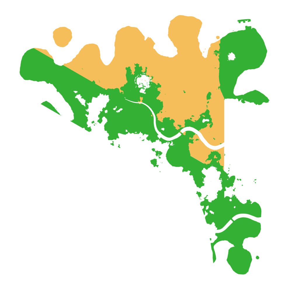 Biome Rust Map: Procedural Map, Size: 3500, Seed: 694898391
