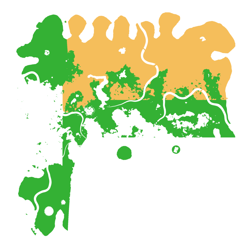 Biome Rust Map: Procedural Map, Size: 4800, Seed: 1888143