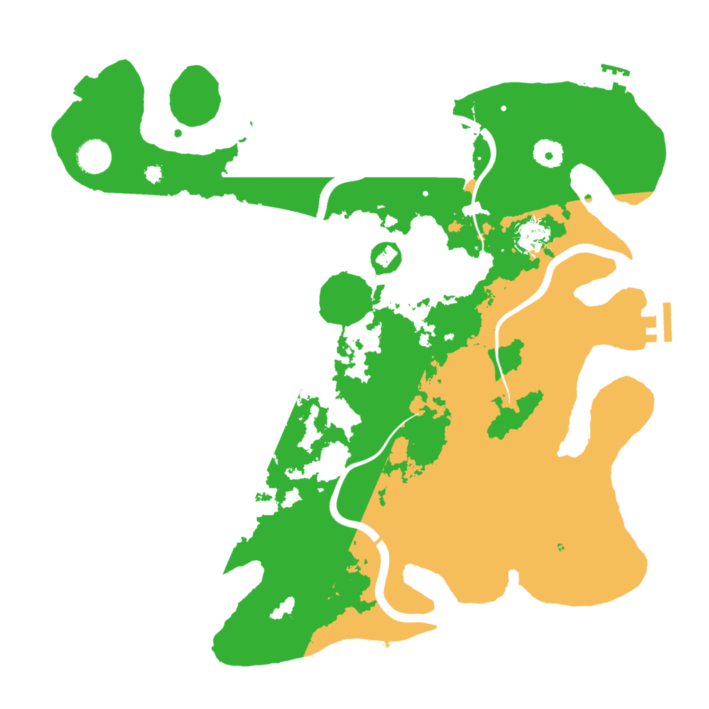 Biome Rust Map: Procedural Map, Size: 3650, Seed: 89162741