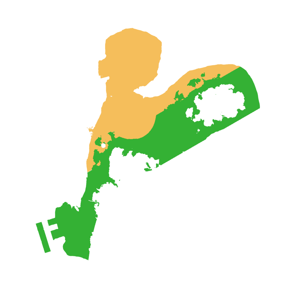 Biome Rust Map: Procedural Map, Size: 2000, Seed: 576758