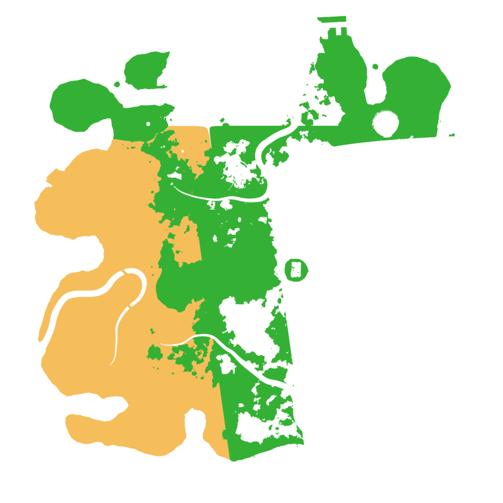 Biome Rust Map: Procedural Map, Size: 3500, Seed: 2097358162