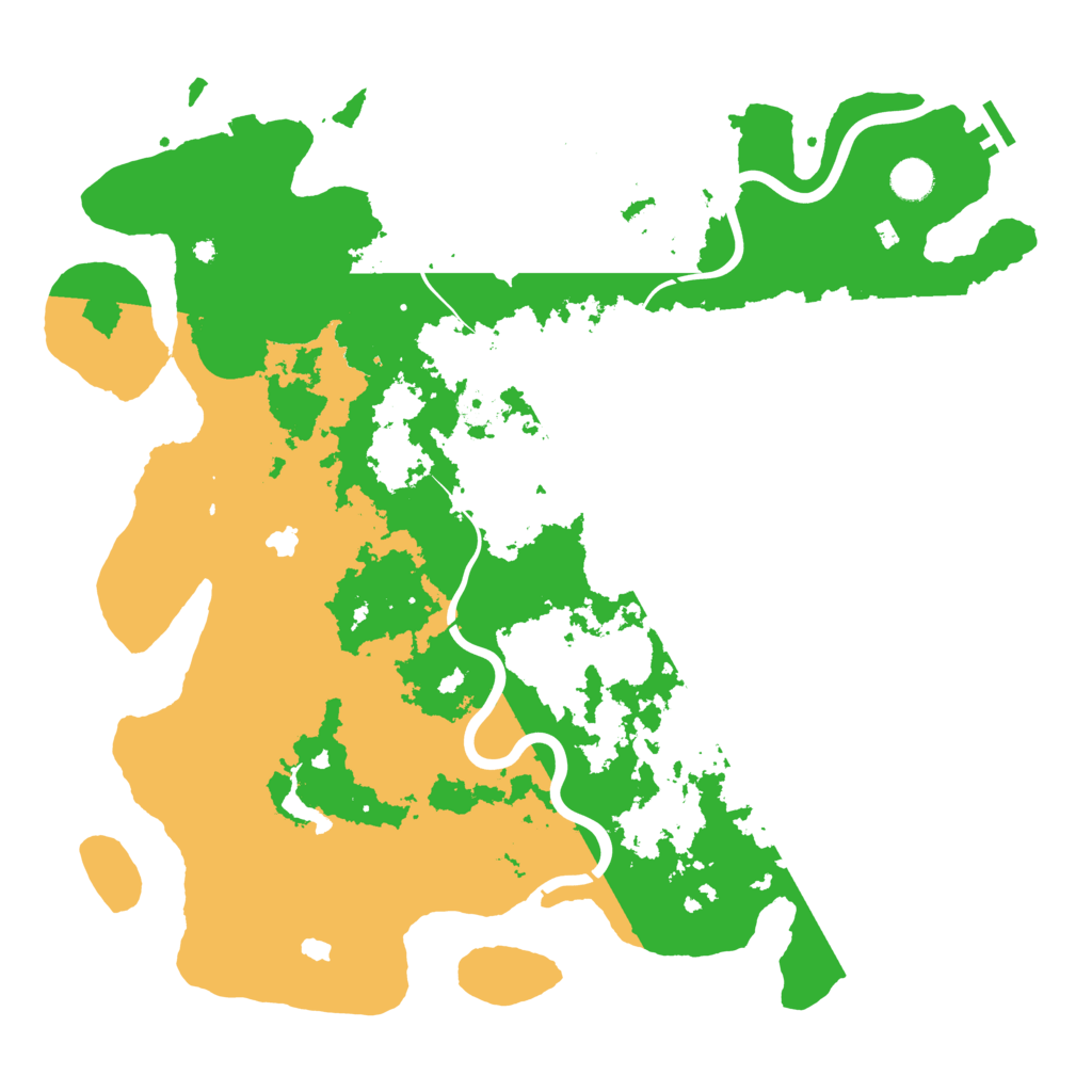 Biome Rust Map: Procedural Map, Size: 4500, Seed: 855784606