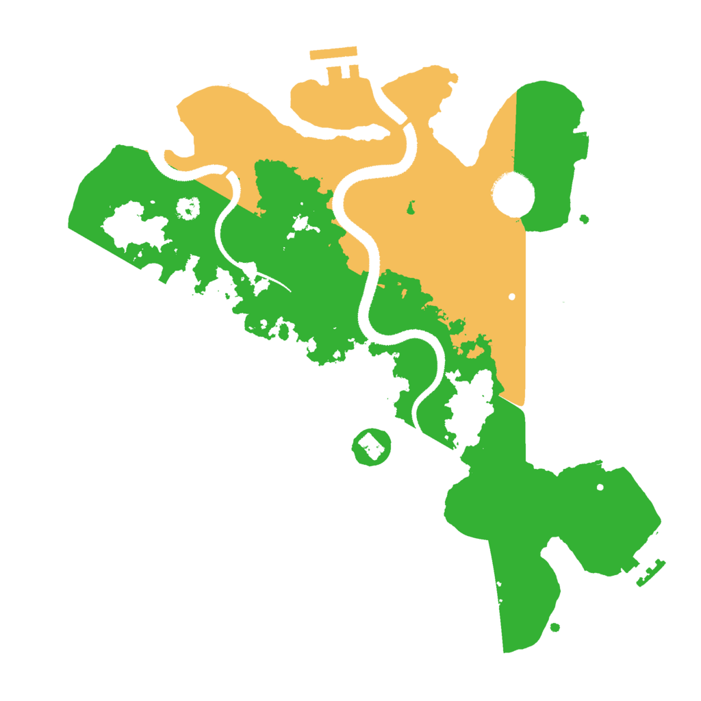 Biome Rust Map: Procedural Map, Size: 3000, Seed: 38746