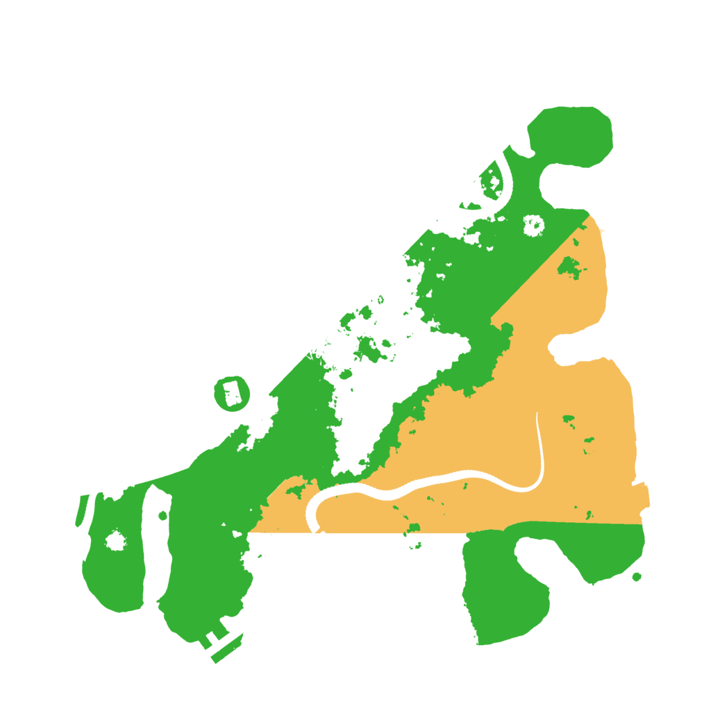 Biome Rust Map: Procedural Map, Size: 3250, Seed: 1047491877