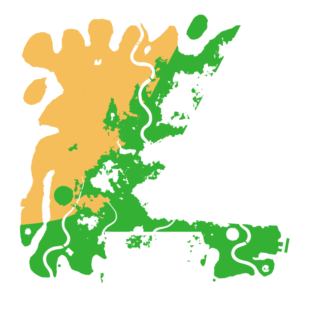 Biome Rust Map: Procedural Map, Size: 4300, Seed: 2534