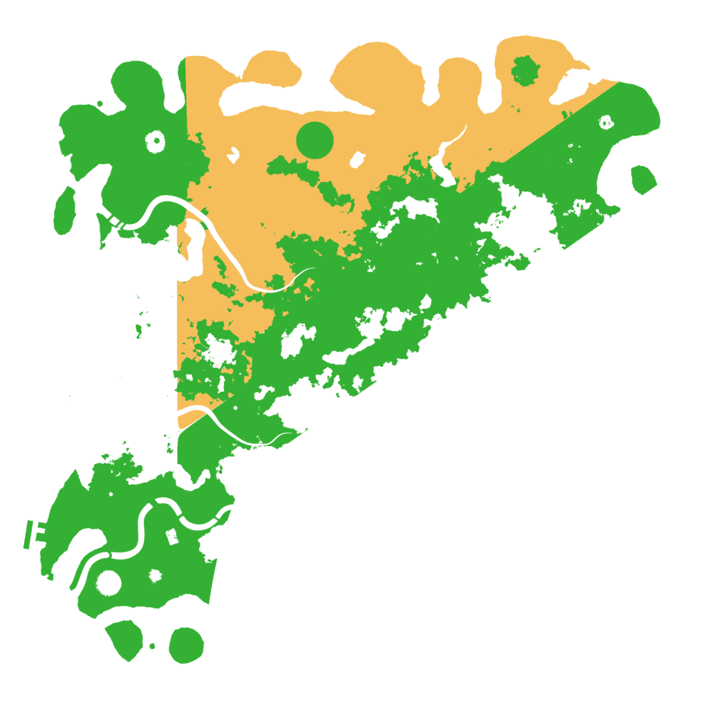 Biome Rust Map: Procedural Map, Size: 5000, Seed: 1495709727