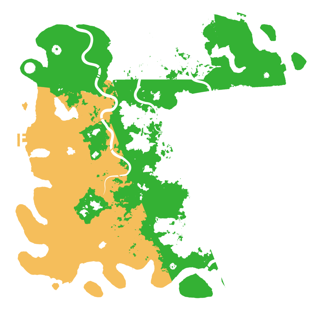 Biome Rust Map: Procedural Map, Size: 5000, Seed: 1160899573