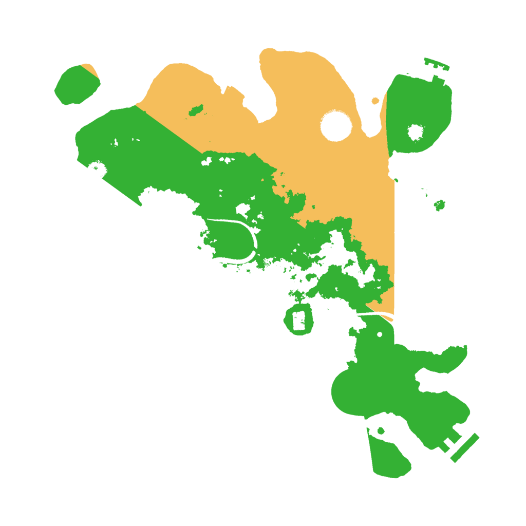 Biome Rust Map: Procedural Map, Size: 3000, Seed: 396509122