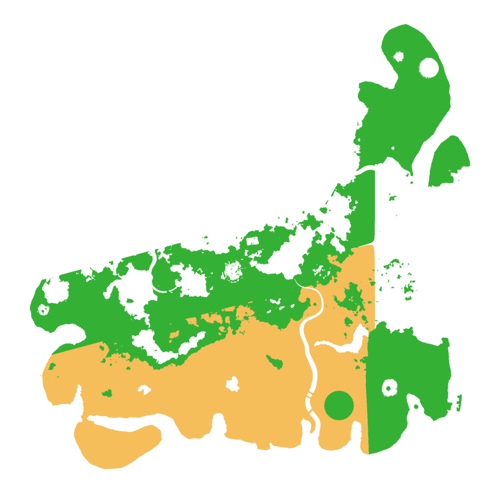 Biome Rust Map: Procedural Map, Size: 4500, Seed: 1945821663
