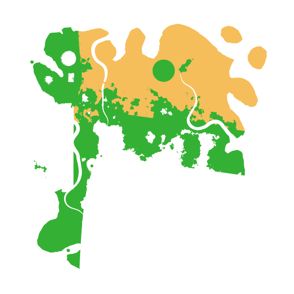 Biome Rust Map: Procedural Map, Size: 3500, Seed: 1957690532