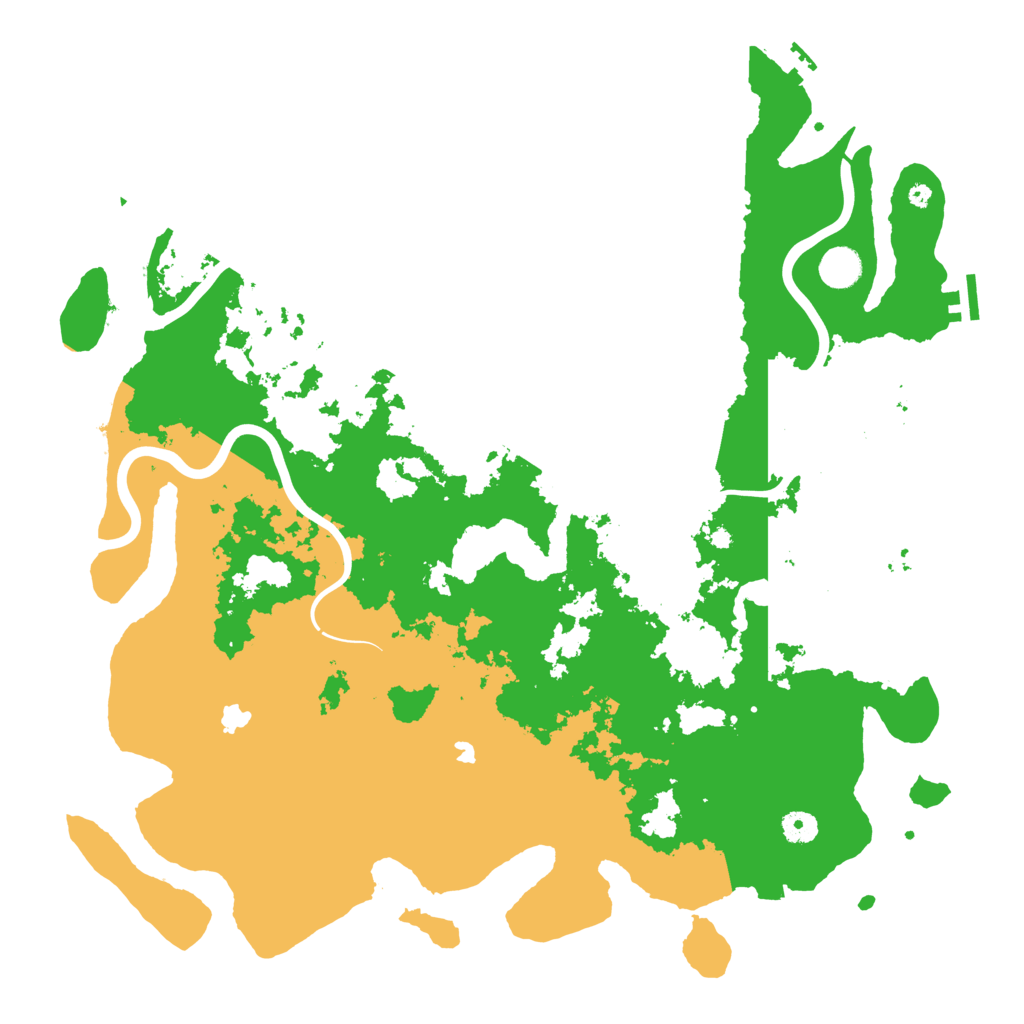 Biome Rust Map: Procedural Map, Size: 4500, Seed: 530694083