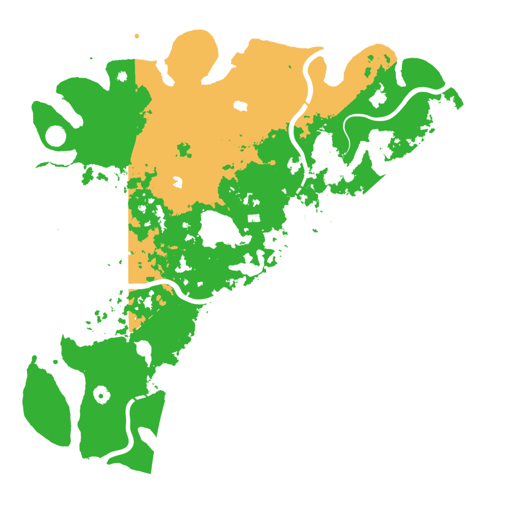 Biome Rust Map: Procedural Map, Size: 4500, Seed: 972300909